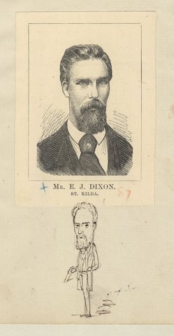 Mr. E. J. Dixon. St. Kilda, 1874