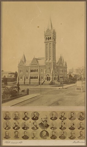 Independent Church, Collins Street, Melbourne, 1870–90