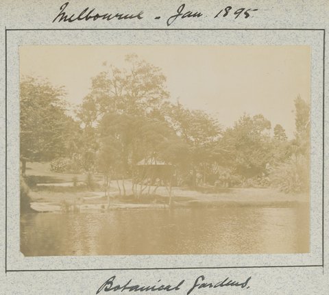 Hewlett's education at the University of Melbourne Medical School and visits with family and friends, 1883–95