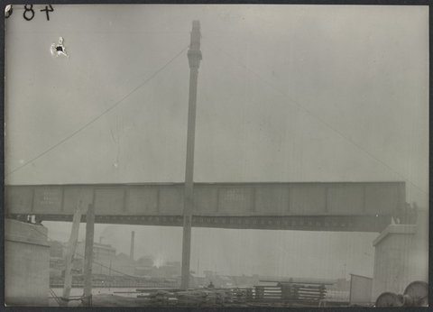 South Kensington to West Footscray, bridge construction, 1927