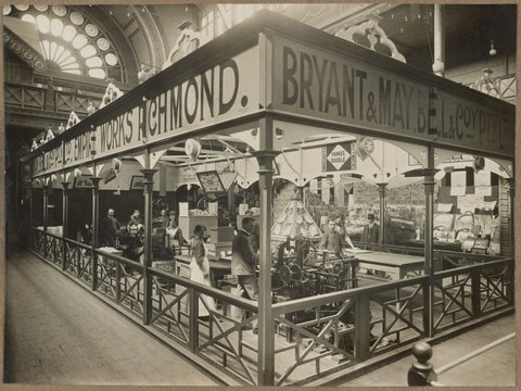Bryant & May display at Exhibition Building, Carlton, Victoria, 1915–26