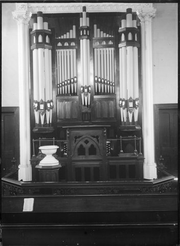 Church organ at Methodist Church, Denham Street, Hawthorn, 1900–04