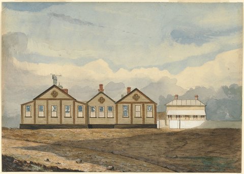 First Government Printing Office William Street, 1859