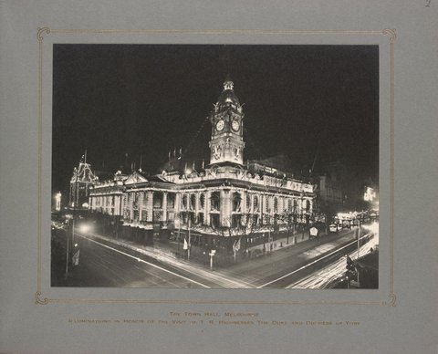 Souvenir of The Lord Mayor's Ball in honor of Their Royal Highnesses the Duke and Duchess of York, Exhibition Building Melbourne 27th April 1927