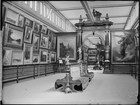 German Art Gallery, Melbourne Exhibition in 1880