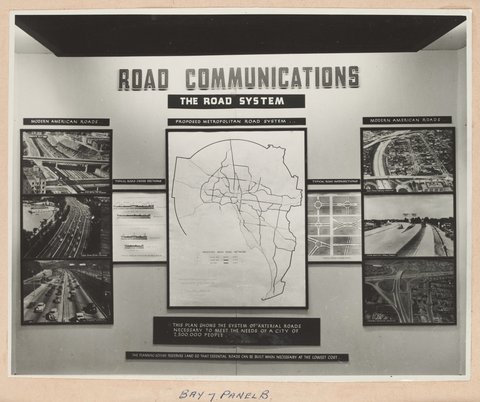Exhibition of the Melbourne Metropolitan Planning Scheme 1954 at the Public Library of Victoria November 1953