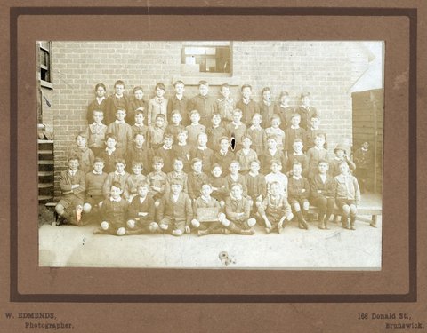 4th Grade school photograph, St Kilda, 1916