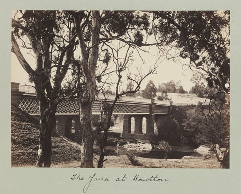 The Yarra at Hawthorn, 1870–90