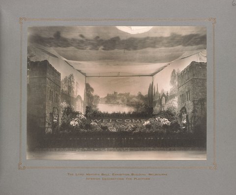 Souvenir of The Lord Mayor's Ball in honor of Their Royal Highnesses the Duke and Duchess of York, Exhibition Building Melbourne 27th April 1927