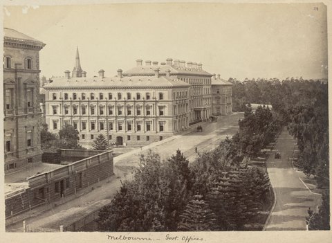 Melbourne - Government offices, 1880–1900