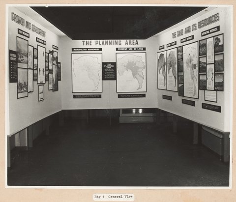 Exhibition of the Melbourne Metropolitan Planning Scheme 1954 at the Public Library of Victoria November 1953