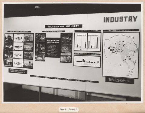 Exhibition of the Melbourne Metropolitan Planning Scheme 1954 at the Public Library of Victoria November 1953