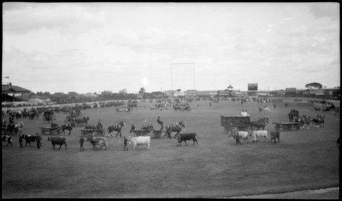 View of the Grand Parade, possibly Melbourne Showgrounds, Victoria, 1920–30
