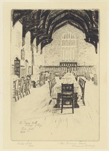 The Dining Hall, Ormond College [University of Melbourne], 1923