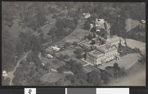 Federal Government House (taken from an aeroplane), [Melbourne, Vic.], 1923–25