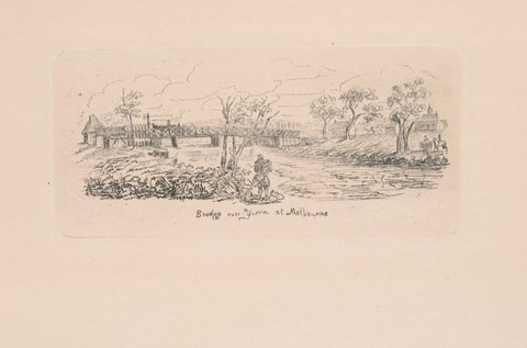 Bridge over Yarra at Melbourne, 1934