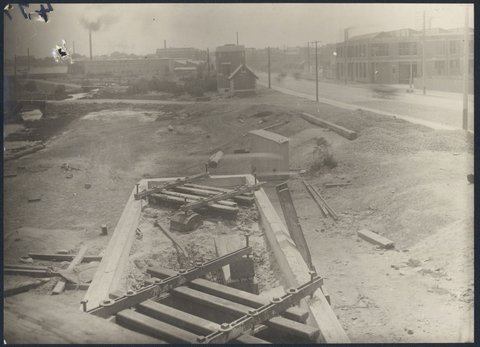 South Kensington to West Footscray. Bridge over Dynon Road, 1927