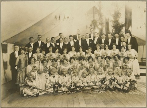 Old Town Hall, Sandringham, at the first Mayoral Ball, 1927–28