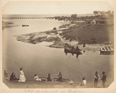 Mouth of Mordialloc Creek near Cheltenham, 1878?