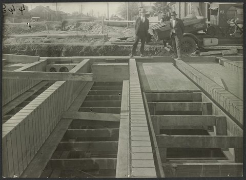 South Kensington to West Footscray, Bunbury Street subway, 1927