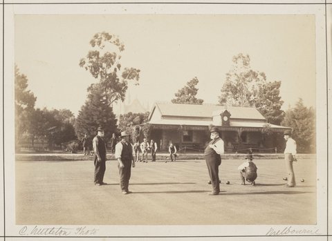 Melbourne Bowling Club, c. 1870