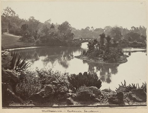 Melbourne - Botanic Gardens, 1880–1900