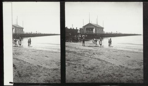St. Kilda foreshore, Victoria, 1890–1910