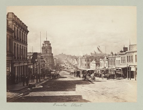 Bourke Street, 1870–90