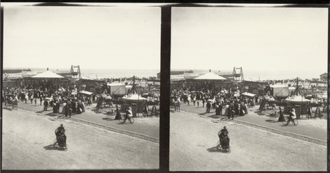 St. Kilda foreshore, Victoria, 1890–1910