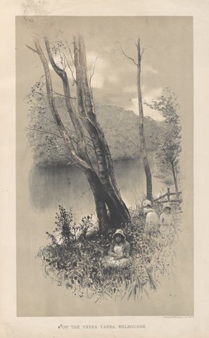 On the Yarra Yarra, Melbourne, 1890