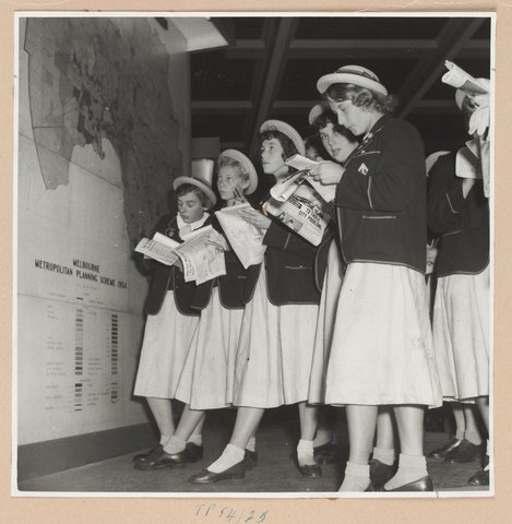 Exhibition of the Melbourne Metropolitan Planning Scheme 1954 at the Public Library of Victoria November 1953