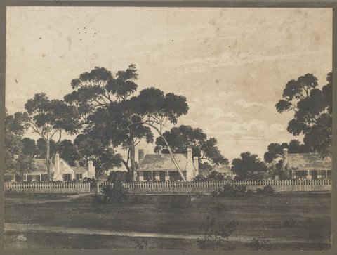 The Welsh cottages at Brighton, the home of Lloyd Tayler, 1880–90
