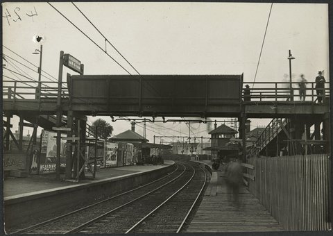 South Kensington to West Footscray, Footscray Station, 1927