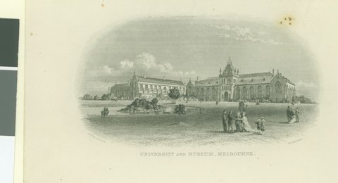 University and museum, Melbourne, 1863–70