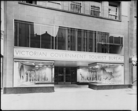 Victorian Government Tourist Bureau, 272 Collins Street, Melbourne, 1940s