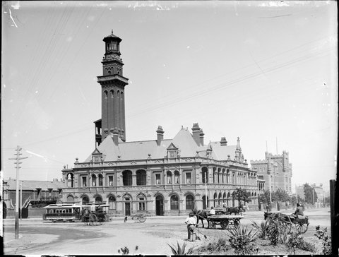 [Eastern Hill Fire Station, Melbourne, Vic.], 1893–1914
