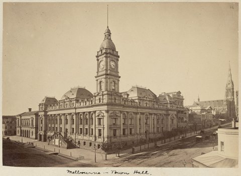 The Town Hall [Melbourne], c. 1880
