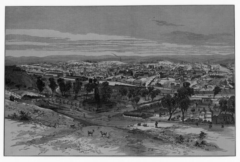 View of Melbourne, c. 1900
