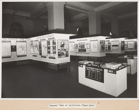 Exhibition of the Melbourne Metropolitan Planning Scheme 1954 at the Public Library of Victoria November 1953