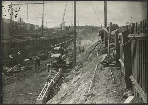 South Kensington to West Footscray, Footscray Station, 1927