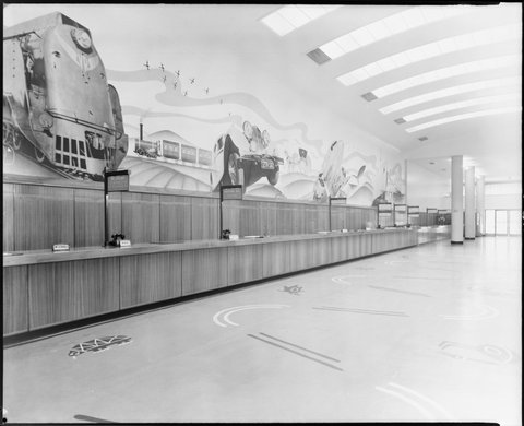 Victorian Government Tourist Bureau, 272 Collins Street, Melbourne, 1940s