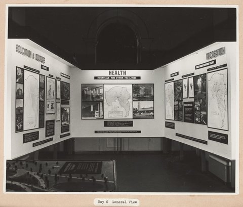 Exhibition of the Melbourne Metropolitan Planning Scheme 1954 at the Public Library of Victoria November 1953