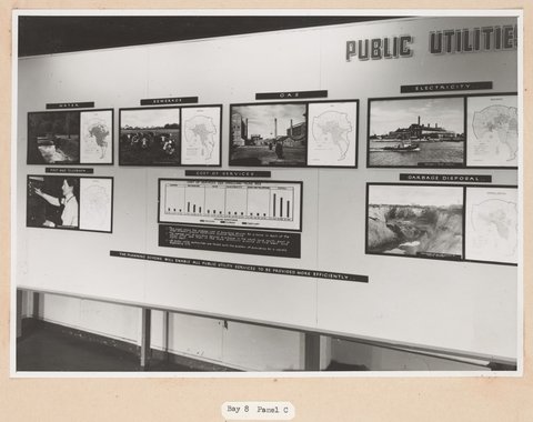 Exhibition of the Melbourne Metropolitan Planning Scheme 1954 at the Public Library of Victoria November 1953