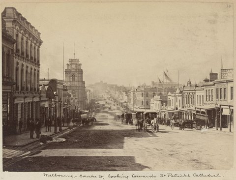 Bourke Street East, c. 1880
