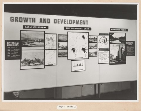 Exhibition of the Melbourne Metropolitan Planning Scheme 1954 at the Public Library of Victoria November 1953