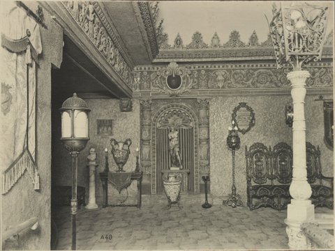 View of the dress circle foyer at the State Theatre Flinders Street Melbourne, 1929