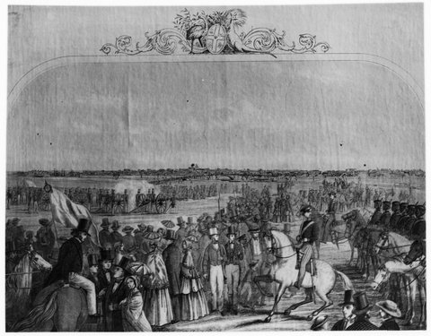 Opening of Princes Bridge, Melbourne, c. 1900