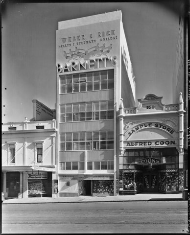 [Weber & Rice Health and Strength College, Bourke Street, Melbourne], 1930–49