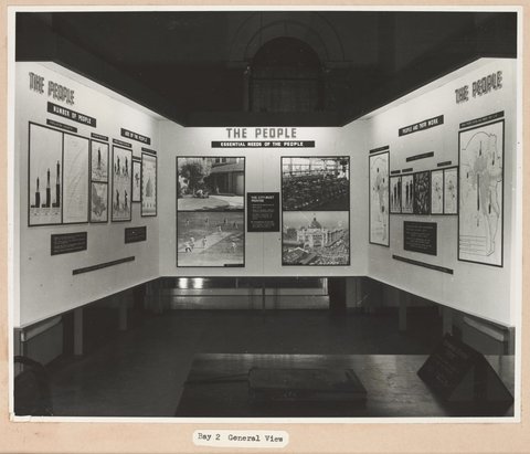 Exhibition of the Melbourne Metropolitan Planning Scheme 1954 at the Public Library of Victoria November 1953