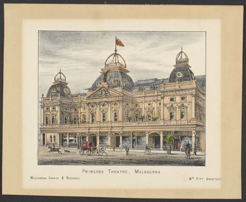 Princess Theatre, Melbourne, 1888